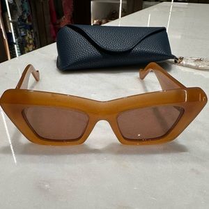 Loewe cat eye sunglasses orange/brown color